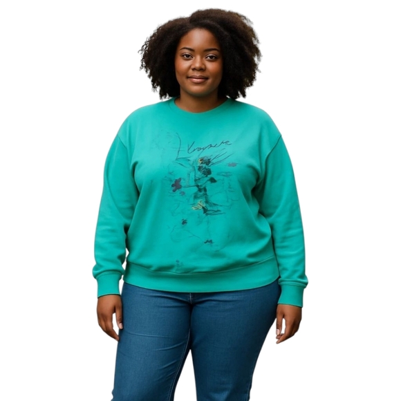 Burberry Green Crewneck Sweatshirt - Picture 10 of 10